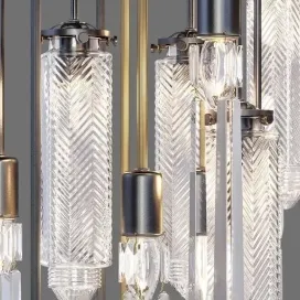 Chandelier axis arm fixture